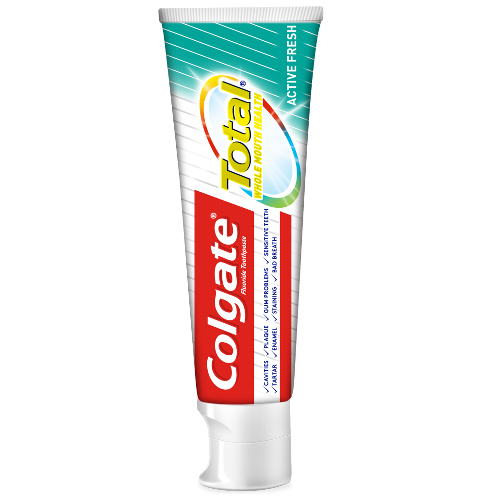 Colgate Total Plus Gesunde Frische Zahnpasta out of pack